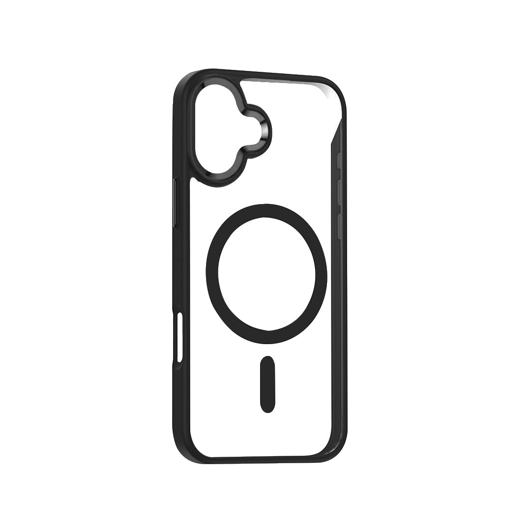 Highly transparent soft frame magnetic mobile phone protective case